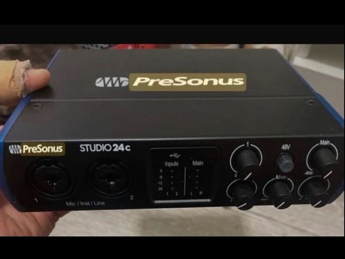Home audio recording (Presonus Audio)