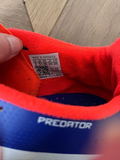 trainers Adidas Predator UK 5.5
