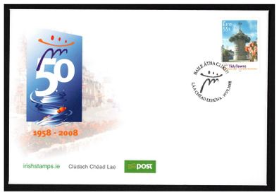 2008 Ireland 50th Anniversary of the Tidy Towns Competition Commemorative Stamp An Post First Day Cover (FDC)