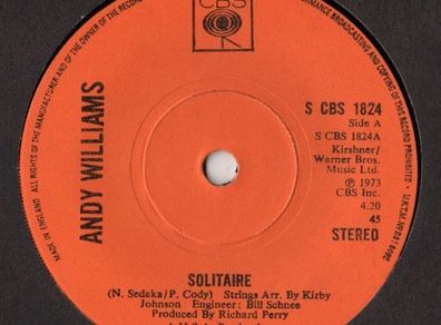 Andy Williams - Solitaire (7")