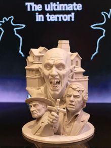 3D Printed Stephen King's Horror Movie Salem's Lot Diarama (1975)