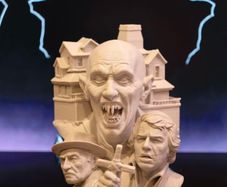 3D Printed Stephen King's Horror Movie Salem's Lot Diarama (1975)