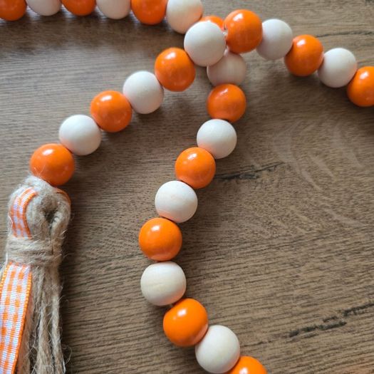 Autumn beaded garland