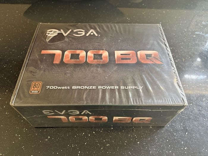 Brand new and factory sealed EVGA 700 BQ 700W 80+ Bronze power supply, never opened or used.