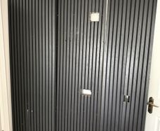 Black acoustic panels