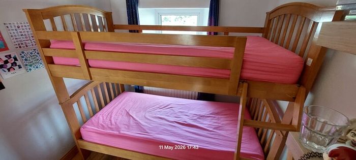 Joseph Solid Wood Bunk Bed Frame