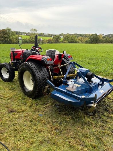 50HP Tractor  Very Low Hours  6FT Finishing Mower