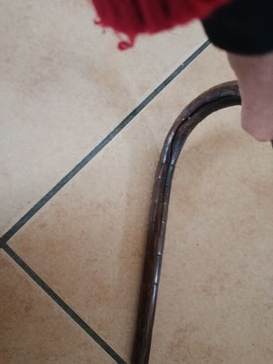 silver hallmarked 1919 cane