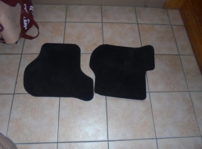 Rear Car  Mats for Volkswagen Golf x 2