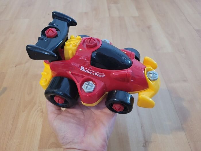 Kids drill and screwdriver set (car and aeroplane)