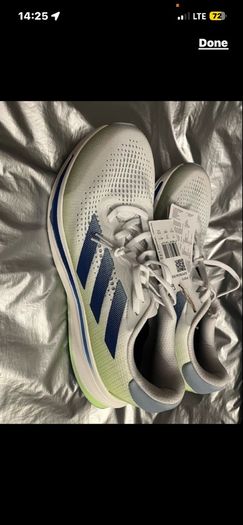 adidas supernova rise shoes running trainers  size 44 US 10