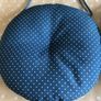 Polka Dot Round Cushions With Ties x2 Image 3