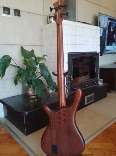 Mayones BE4 4-String Electric Bass Guitar (Natural Wood Finish)