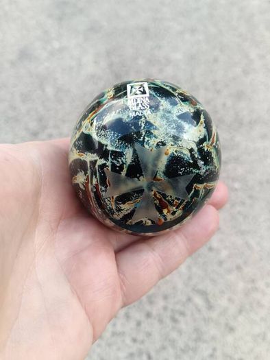 Signed Mdina Paperweight