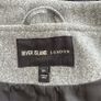 RIVER ISLAND grey wool bomber jacket Image 9