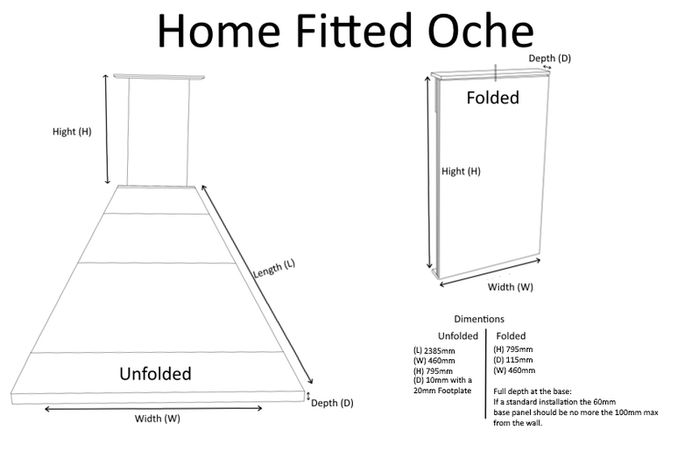 Professional oche - foldable