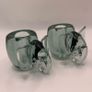 Vintage art glass Elephant shape Candholders Image 8