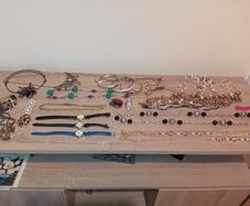 Collection Of Costume Jewellery  Inc Rings Watches Necklace Bracelets Etc Good Condition
