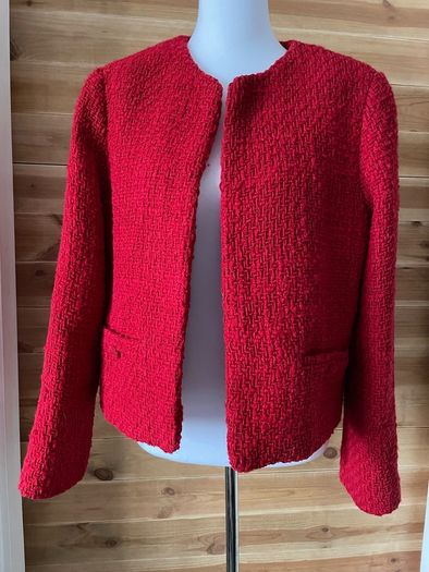 Women Tweed jacket with duo welt pockets And Other Stories BNWT