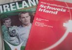Ireland v Switzerland match programmes
