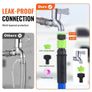 30ft Heated Water Hose for RV, Heated Drinking Water Hose Antifreeze to -45F, Automatic Self-regulating, 5/8" I.D. with Quick-connect Fitting Set Image 5