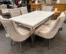 dining chairs and table