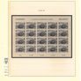 1978-1989 Guernsey Lindner-T Illustrated 18 Ring Hingless Europa Album Pages with illustrated examples of stamp Image 10