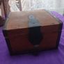 Old wooden Hand Made Box Image 2