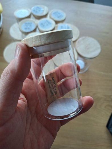 glass jars