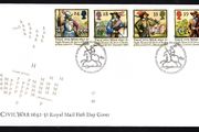 1992 Great Britain 350th Anniversary of the Civil War Commemorative Stamps Royal Mail Addressed First Day Cover (FDC)