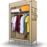 Canvas Fabric Wardrobe 108x45x170 Cm - Free Delivery Nationwide Image 7