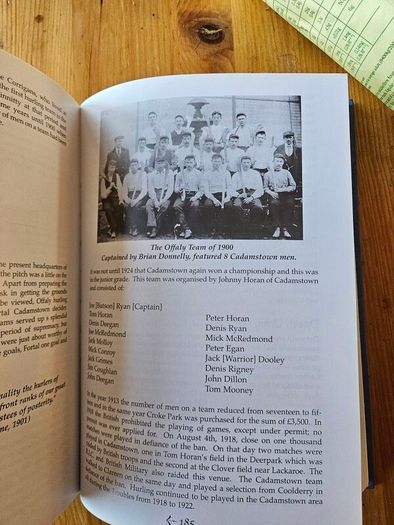 AT The Foot Of The Slieve Bloom. History Of Folklore Of Cadamstown. By Paddy Heaney. First Edition Large Volume Hardback 370 pages In Good Condition.  See Photos For Same.