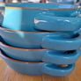 Ernesto Blue with Brown Rim 14 Serving Dishes Image 3