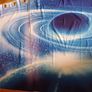 Blackout 3D Space Galaxy Curtains Size: 200cm x 136cm Image 2