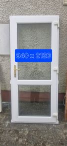 White pvc door