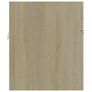 Sink Cabinet with Built-in Basin Sonoma Oak Chipboard Image 10