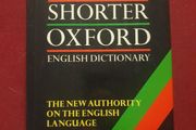 the new shorter oxford dictionary