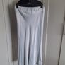 Silver Grey Satin Midi Skirt from Topshop Image 3