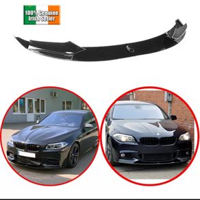 Gloss black front lip splitter to suit BMW 5 Series F10 F11  M Sport Performance