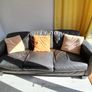 3-seater leather sofa Image 2