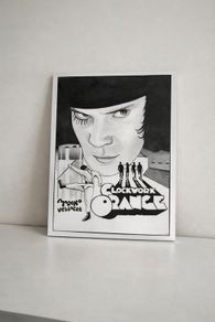 Unique Canvas Clockwork Orange Print - FREE P&P