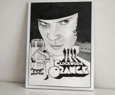 Unique Canvas Clockwork Orange Print - FREE P&P