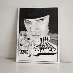 Unique Canvas Clockwork Orange Print - FREE P&P