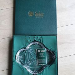 Brand new Galway crystal 24% lead dish/platter 9.5"L- 7.5"W -1"D,  in perfect condition,