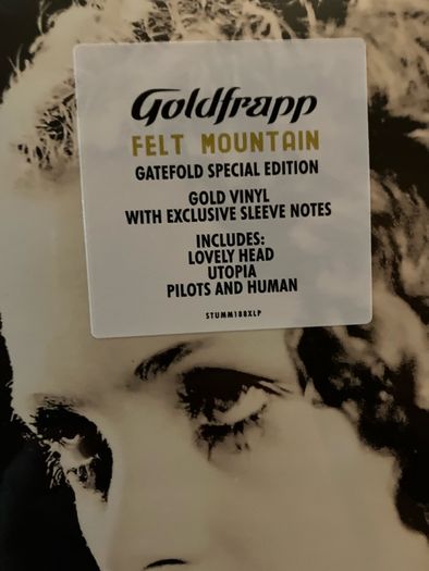 goldfrapp  | felt mountain    Gold Vinyl Edition
