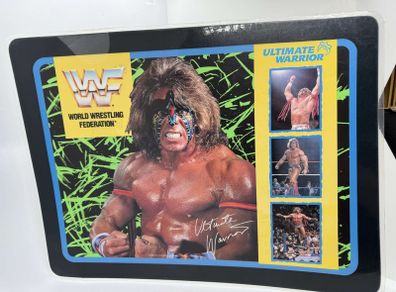 wwe WWF The ultimate warrior placemat Laminated