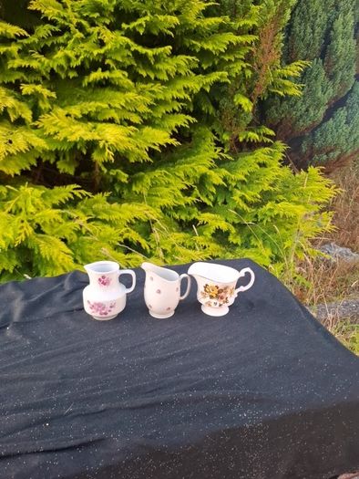 Lot of 3 china milk jugs postage possible