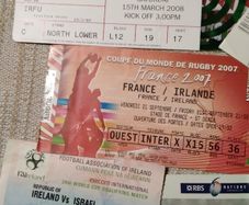 Assorted  Sporting Events  Ticket  Stubs