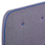 Bed Frame Light Grey Fabric 150x200 cm Image 5