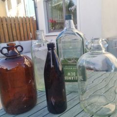 2 Demijohn btl 5L + few vintage
